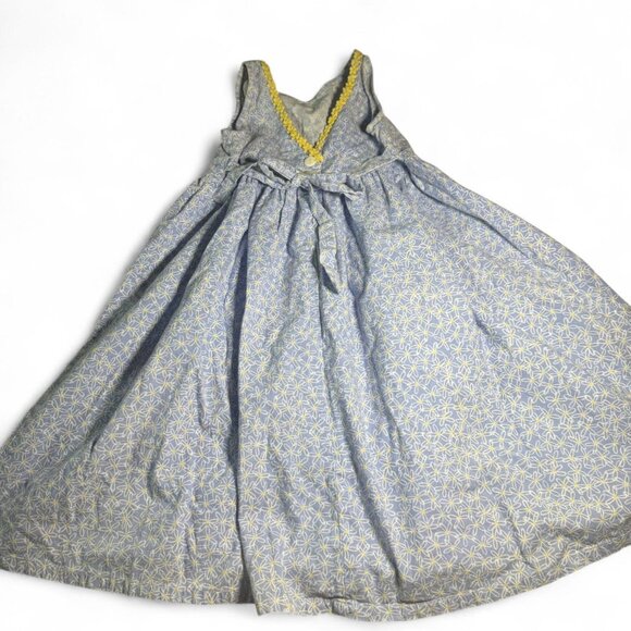 ✨VTG Sweet Potatoes Girls Blue & Yellow Floral Dress✨ - Picture 4 of 6